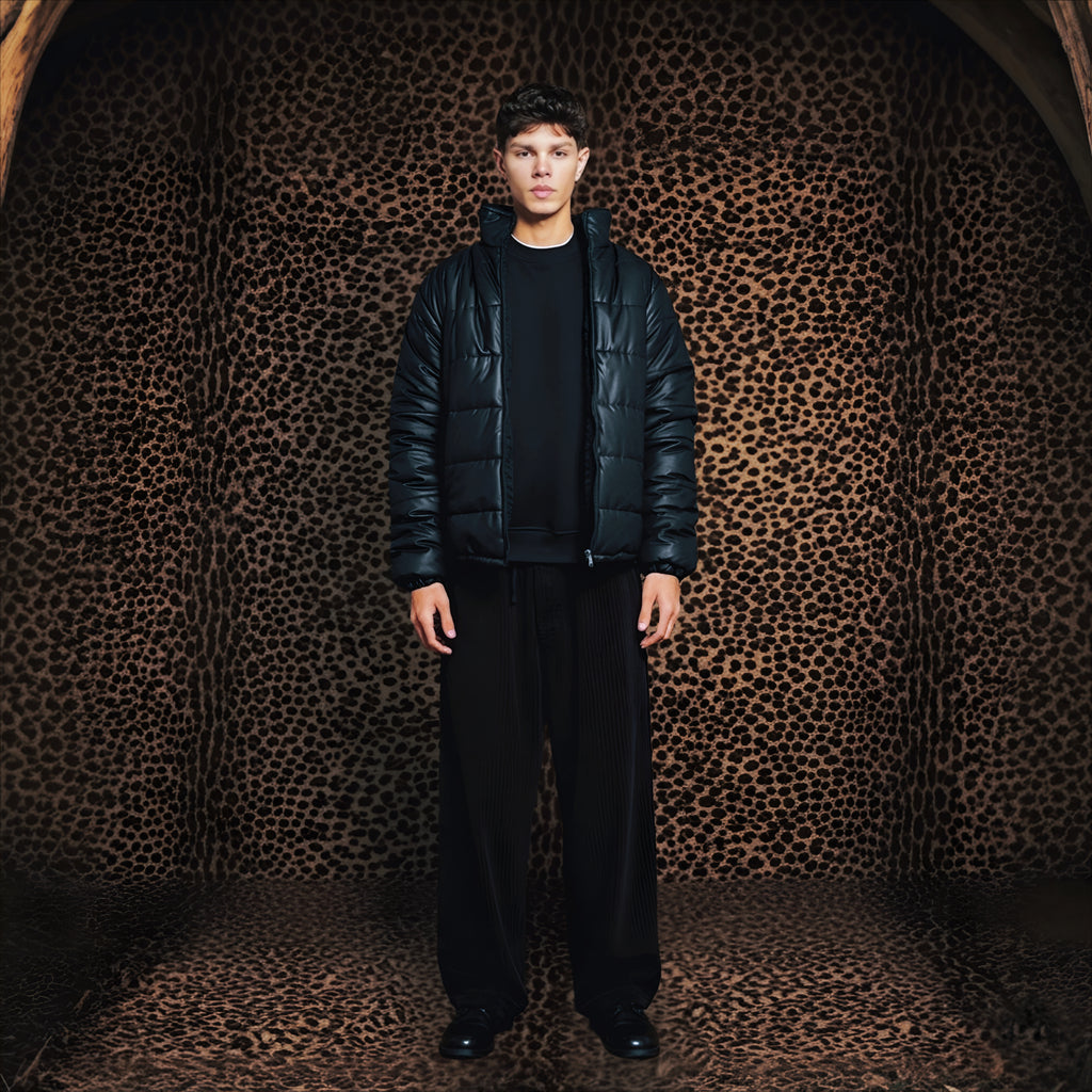 Double Face Jacket  BlackXBlack